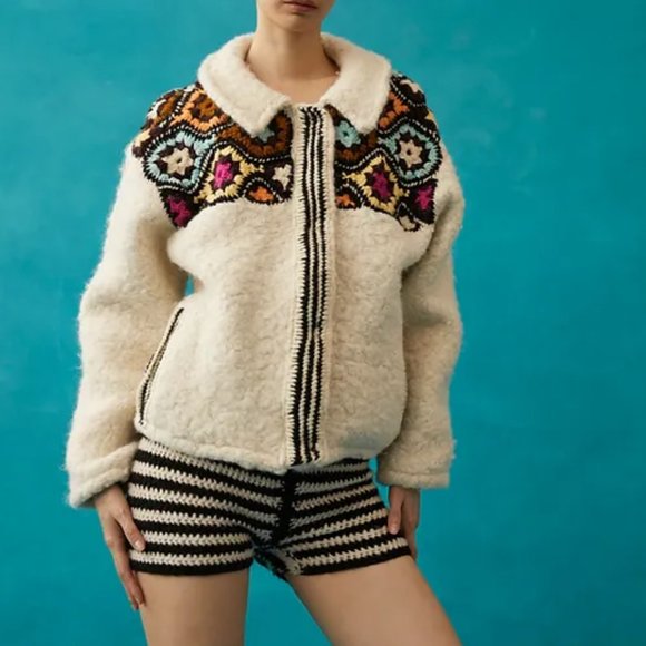 Tach Brunella crochet Jacket size large - Picture 4 of 4